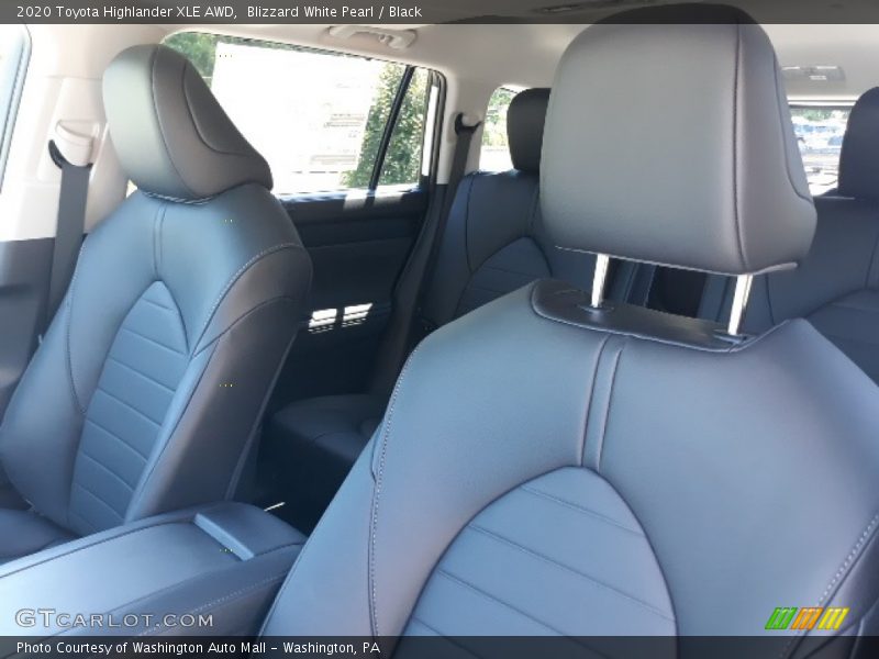Blizzard White Pearl / Black 2020 Toyota Highlander XLE AWD