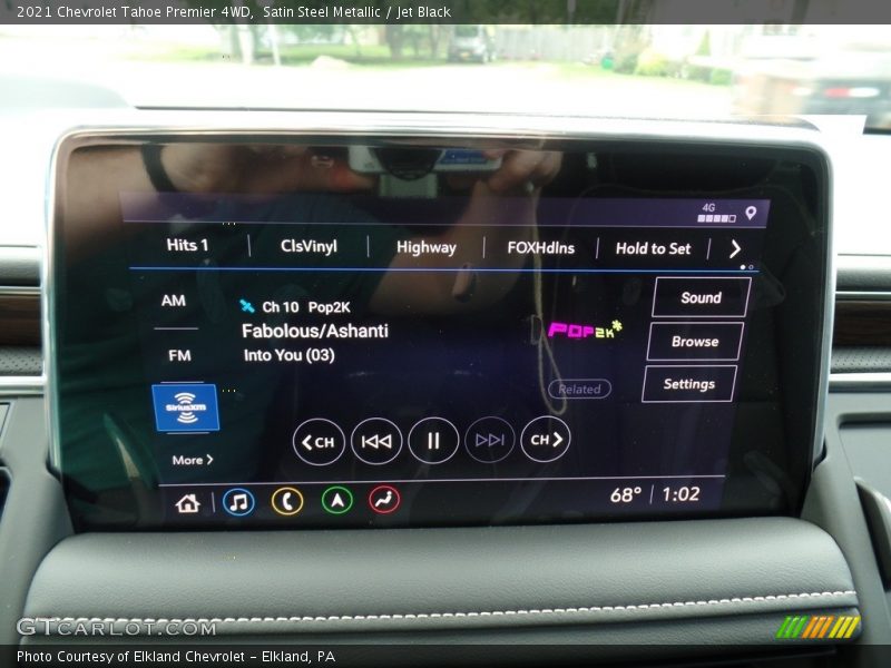Satin Steel Metallic / Jet Black 2021 Chevrolet Tahoe Premier 4WD