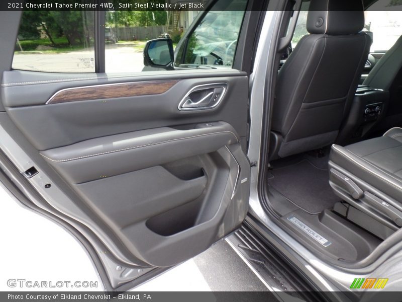 Satin Steel Metallic / Jet Black 2021 Chevrolet Tahoe Premier 4WD