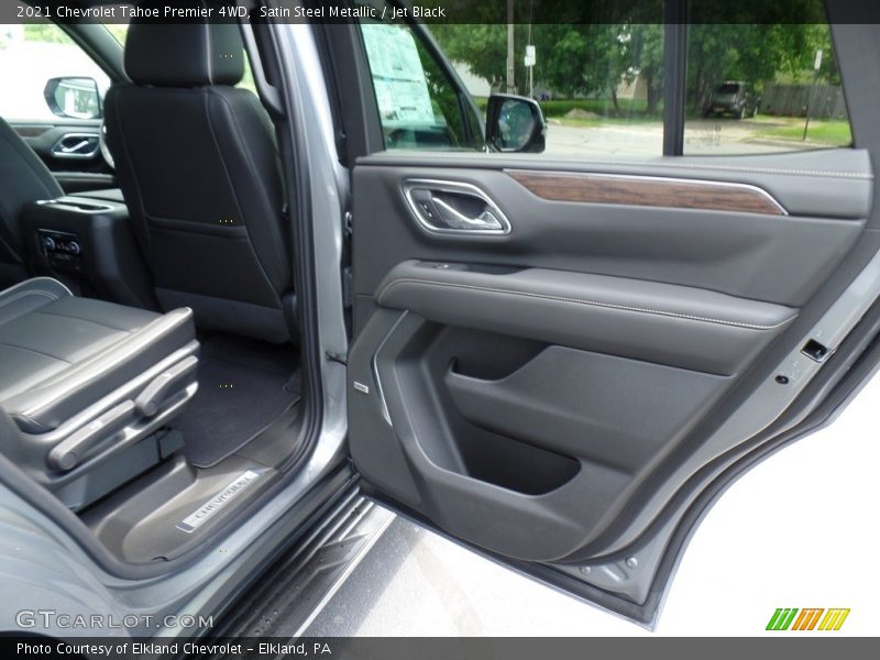 Satin Steel Metallic / Jet Black 2021 Chevrolet Tahoe Premier 4WD