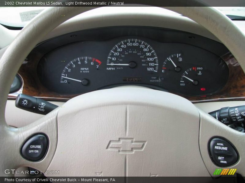 Light Driftwood Metallic / Neutral 2002 Chevrolet Malibu LS Sedan