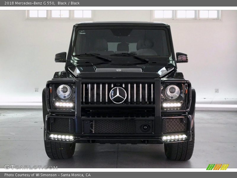 Black / Black 2018 Mercedes-Benz G 550