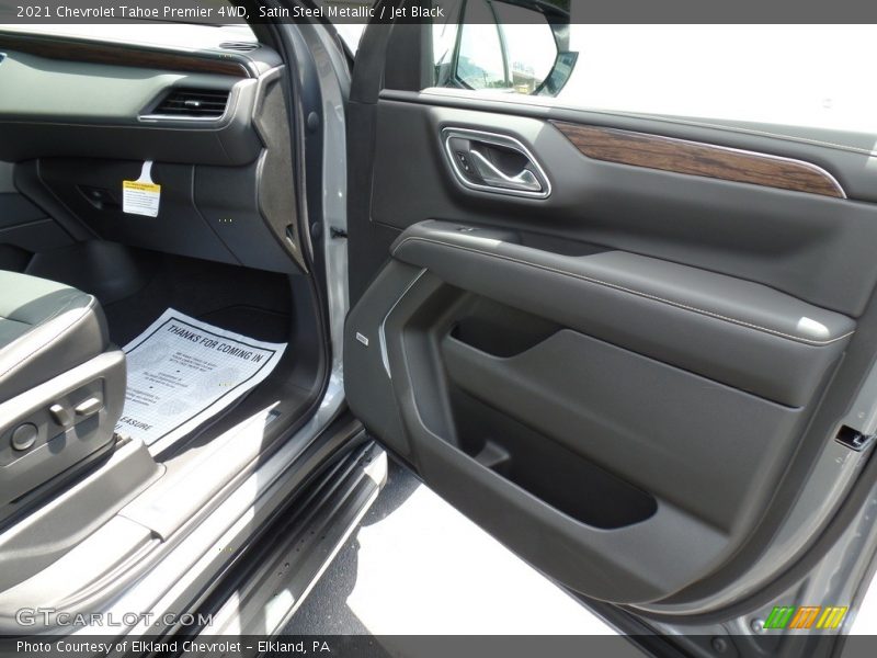 Satin Steel Metallic / Jet Black 2021 Chevrolet Tahoe Premier 4WD