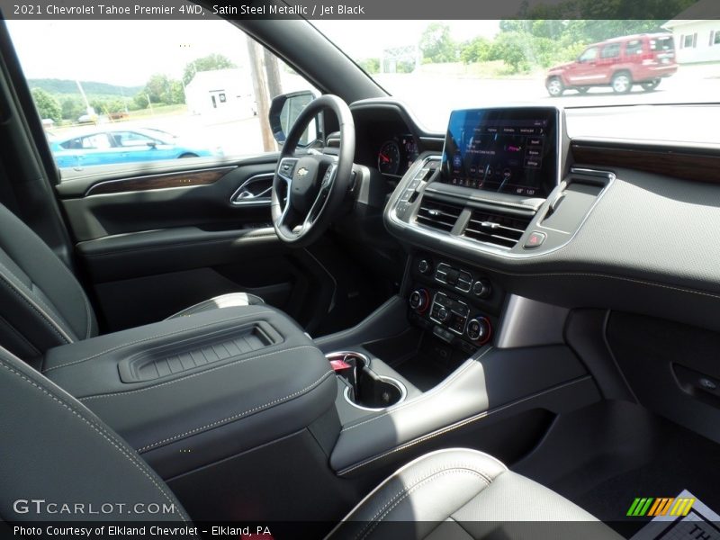Satin Steel Metallic / Jet Black 2021 Chevrolet Tahoe Premier 4WD