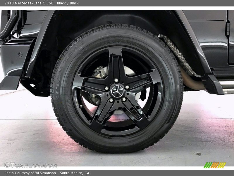 Black / Black 2018 Mercedes-Benz G 550