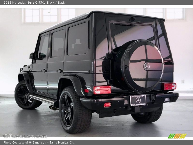 Black / Black 2018 Mercedes-Benz G 550
