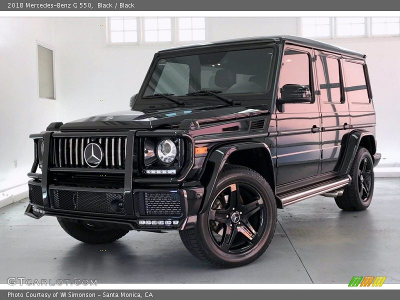Black / Black 2018 Mercedes-Benz G 550