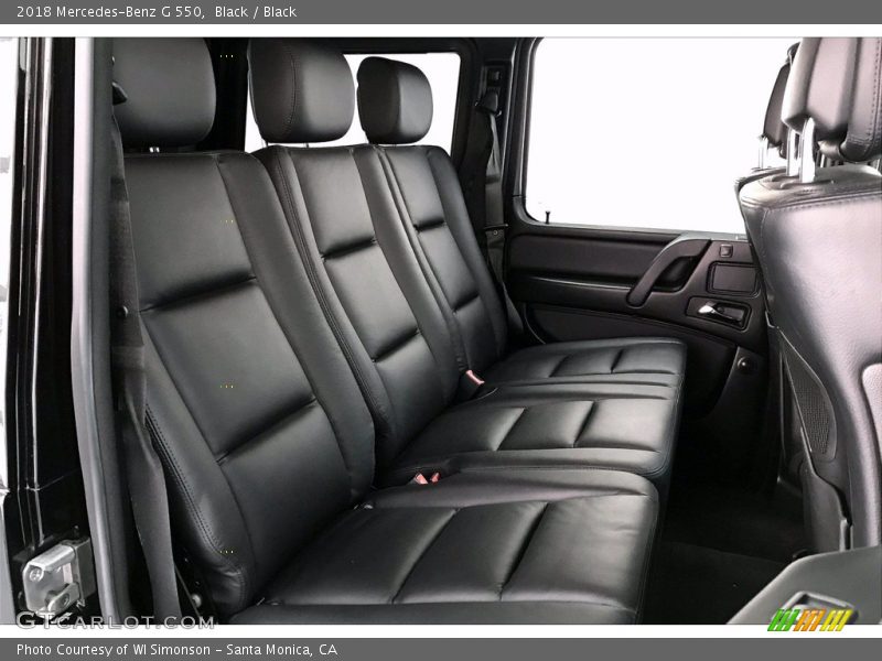 Black / Black 2018 Mercedes-Benz G 550