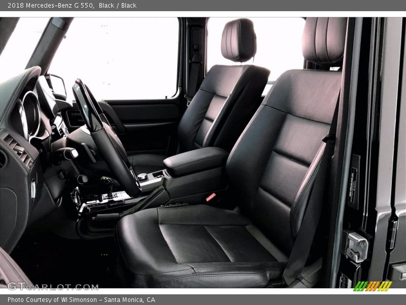 Black / Black 2018 Mercedes-Benz G 550
