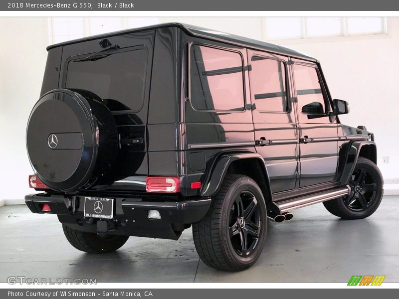 Black / Black 2018 Mercedes-Benz G 550