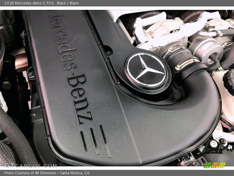 Black / Black 2018 Mercedes-Benz G 550