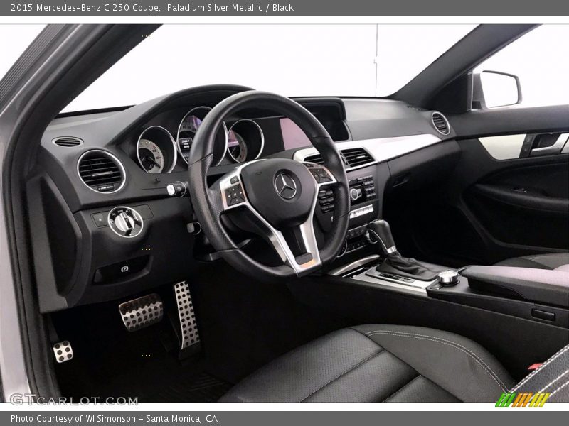 Black Interior - 2015 C 250 Coupe 