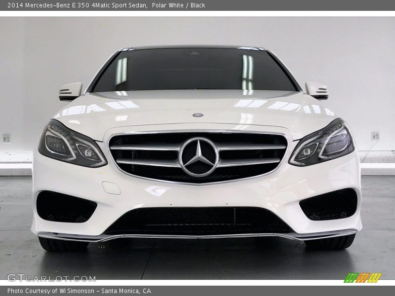 Polar White / Black 2014 Mercedes-Benz E 350 4Matic Sport Sedan