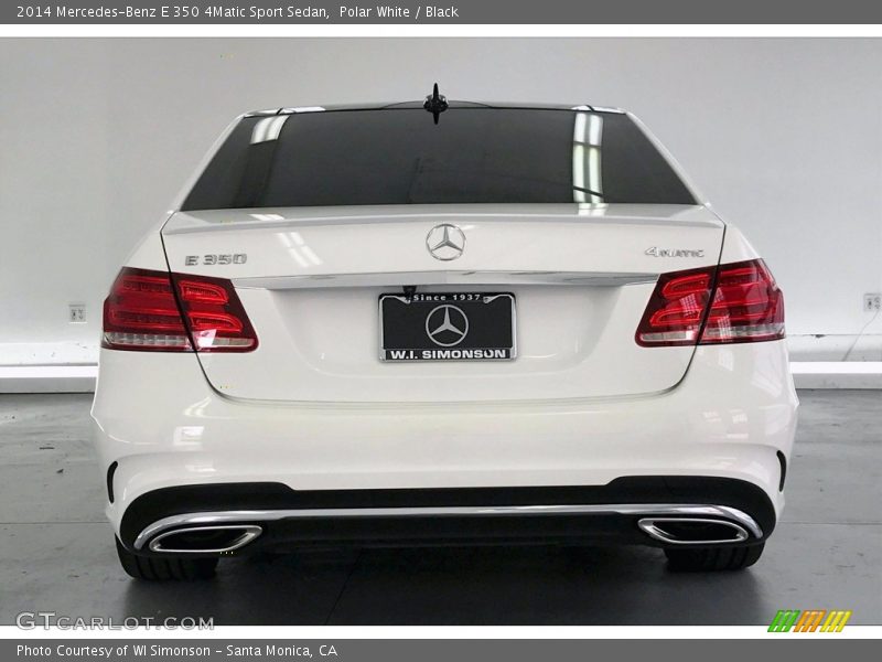 Polar White / Black 2014 Mercedes-Benz E 350 4Matic Sport Sedan