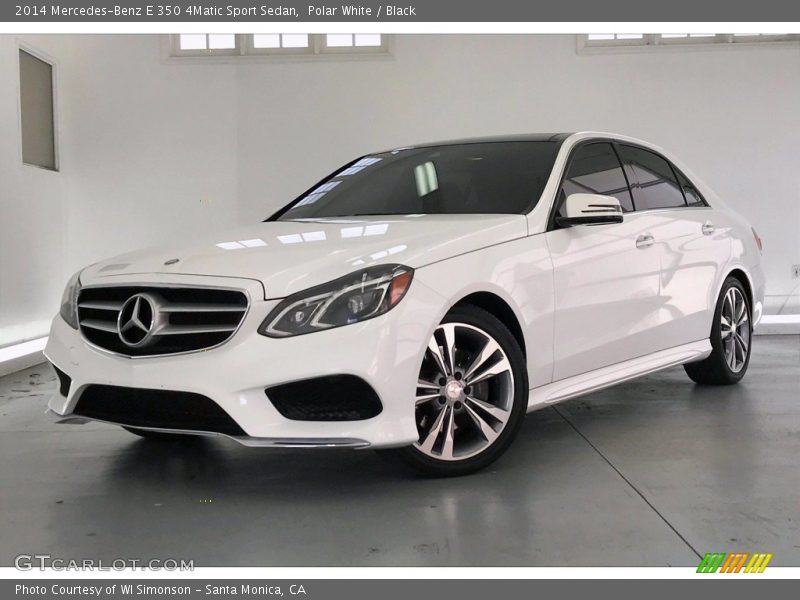 Polar White / Black 2014 Mercedes-Benz E 350 4Matic Sport Sedan