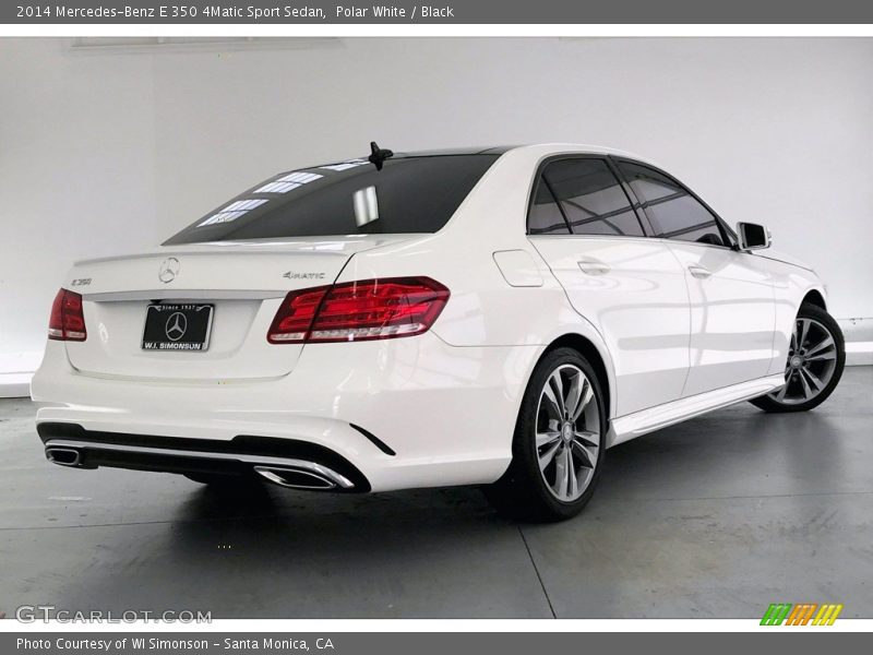 Polar White / Black 2014 Mercedes-Benz E 350 4Matic Sport Sedan