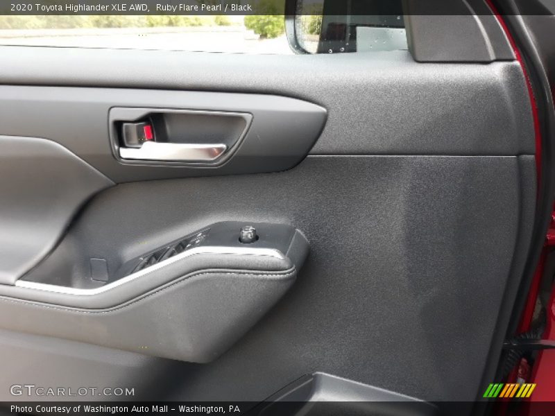 Ruby Flare Pearl / Black 2020 Toyota Highlander XLE AWD