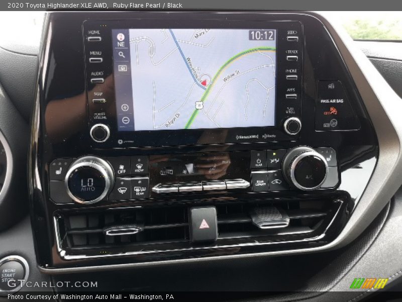 Ruby Flare Pearl / Black 2020 Toyota Highlander XLE AWD