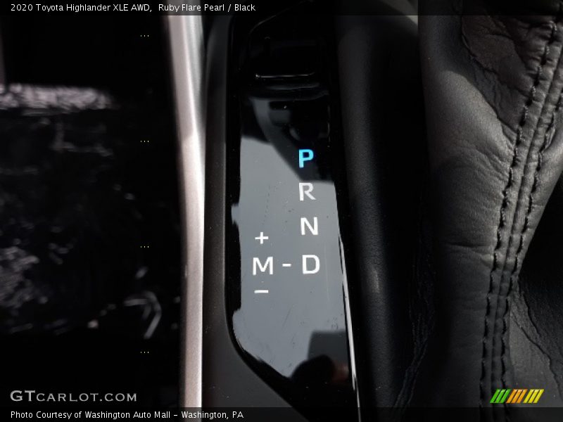 Ruby Flare Pearl / Black 2020 Toyota Highlander XLE AWD