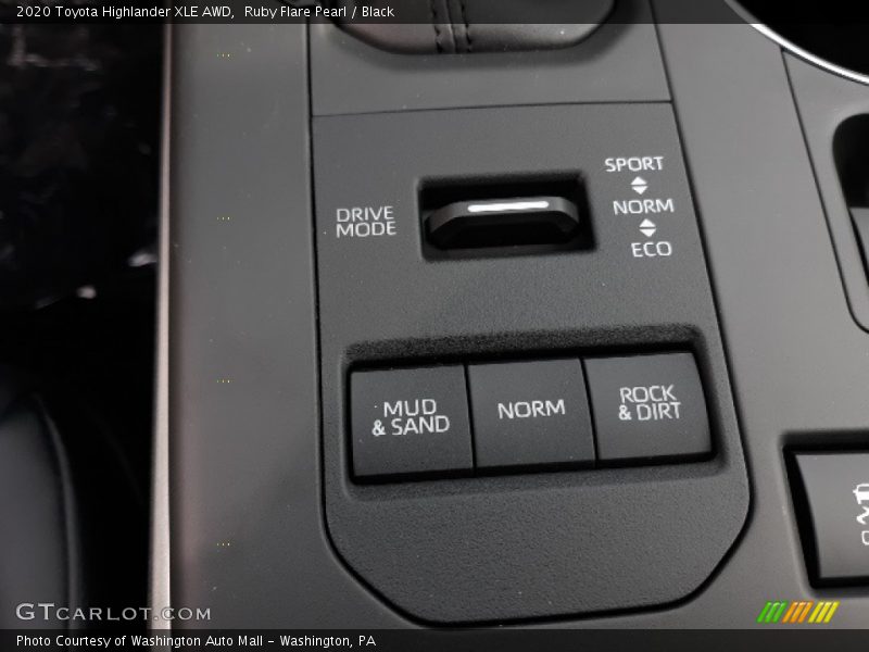 Ruby Flare Pearl / Black 2020 Toyota Highlander XLE AWD