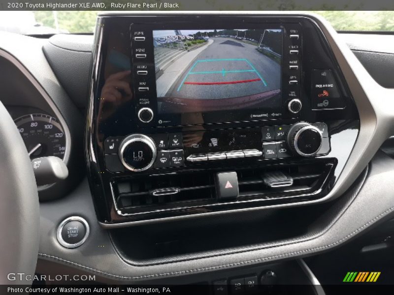 Ruby Flare Pearl / Black 2020 Toyota Highlander XLE AWD