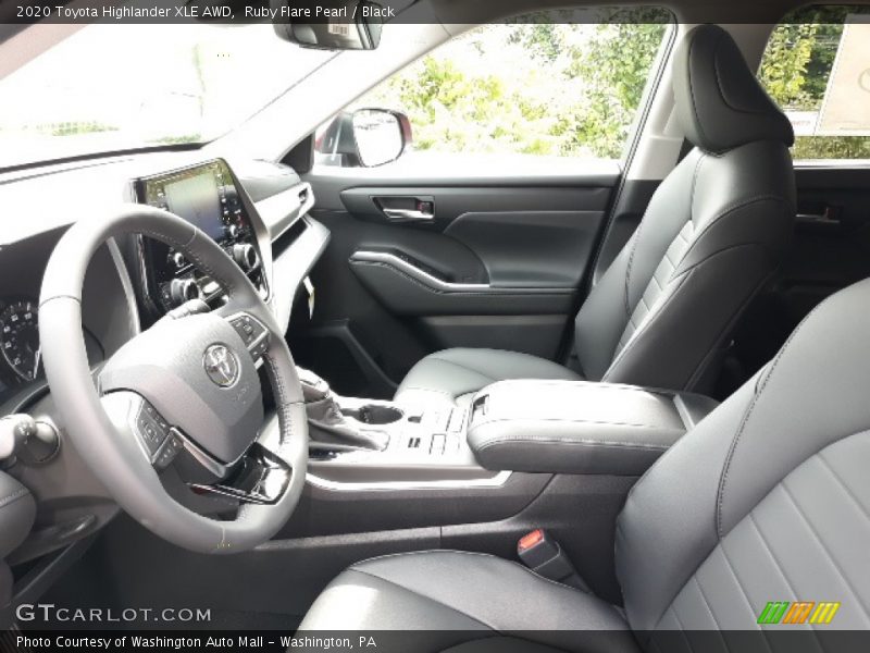 Ruby Flare Pearl / Black 2020 Toyota Highlander XLE AWD