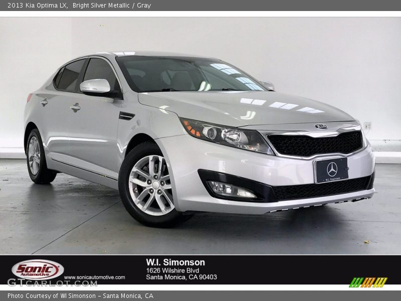 Bright Silver Metallic / Gray 2013 Kia Optima LX