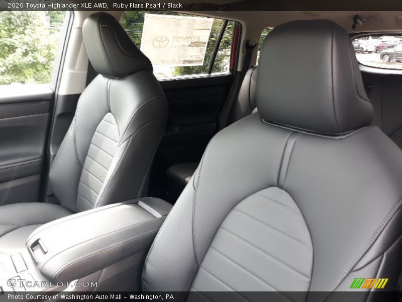 Ruby Flare Pearl / Black 2020 Toyota Highlander XLE AWD