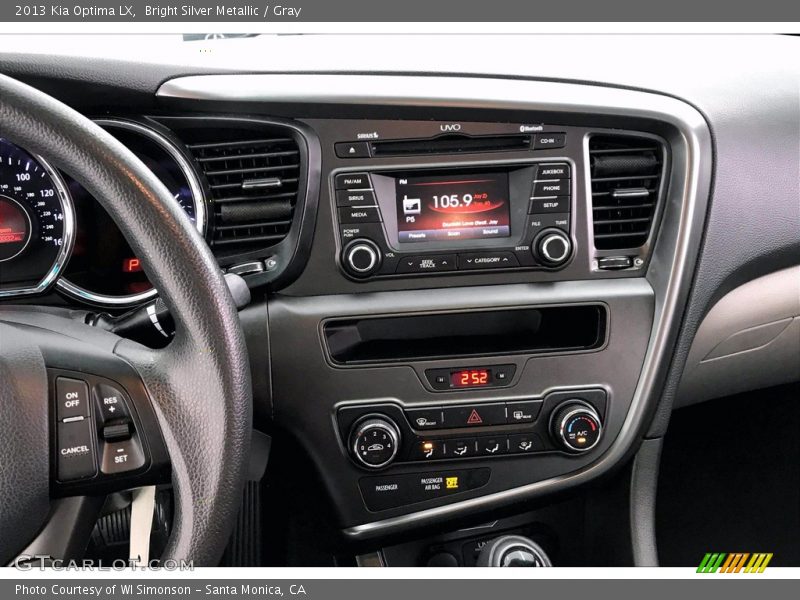 Bright Silver Metallic / Gray 2013 Kia Optima LX
