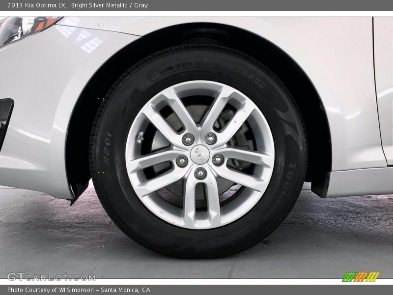 Bright Silver Metallic / Gray 2013 Kia Optima LX