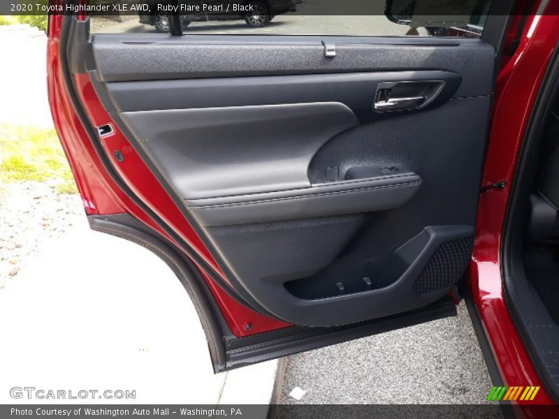 Ruby Flare Pearl / Black 2020 Toyota Highlander XLE AWD