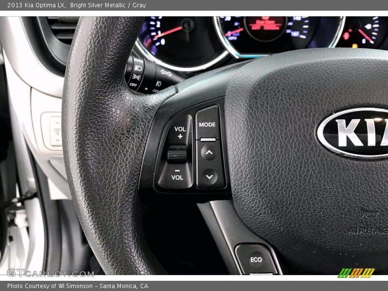 Bright Silver Metallic / Gray 2013 Kia Optima LX