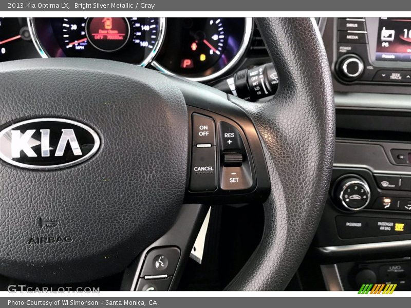 Bright Silver Metallic / Gray 2013 Kia Optima LX