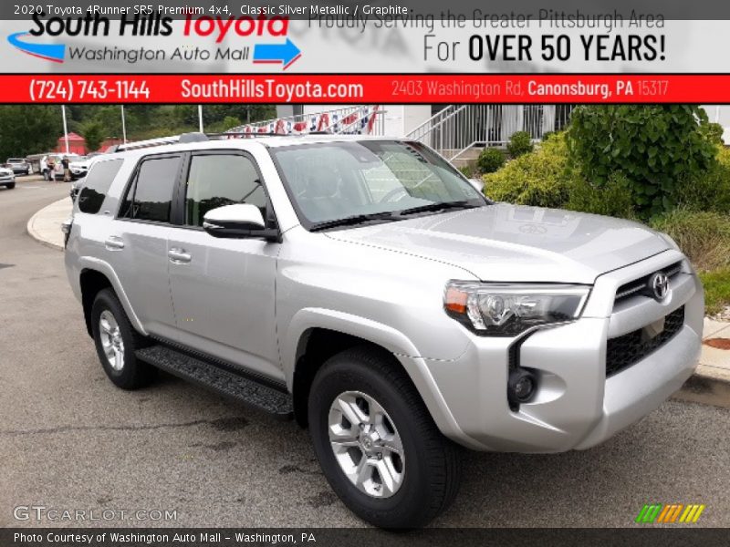 Classic Silver Metallic / Graphite 2020 Toyota 4Runner SR5 Premium 4x4