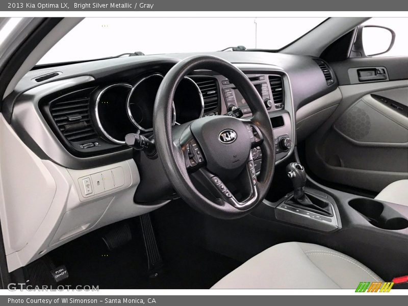 Bright Silver Metallic / Gray 2013 Kia Optima LX