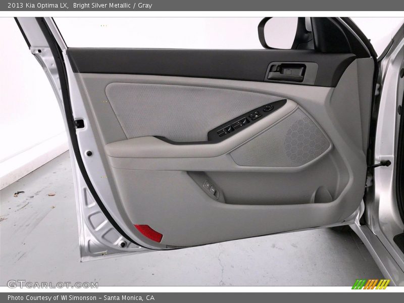 Bright Silver Metallic / Gray 2013 Kia Optima LX