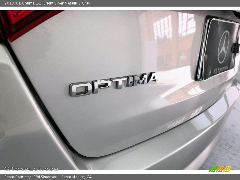 Bright Silver Metallic / Gray 2013 Kia Optima LX