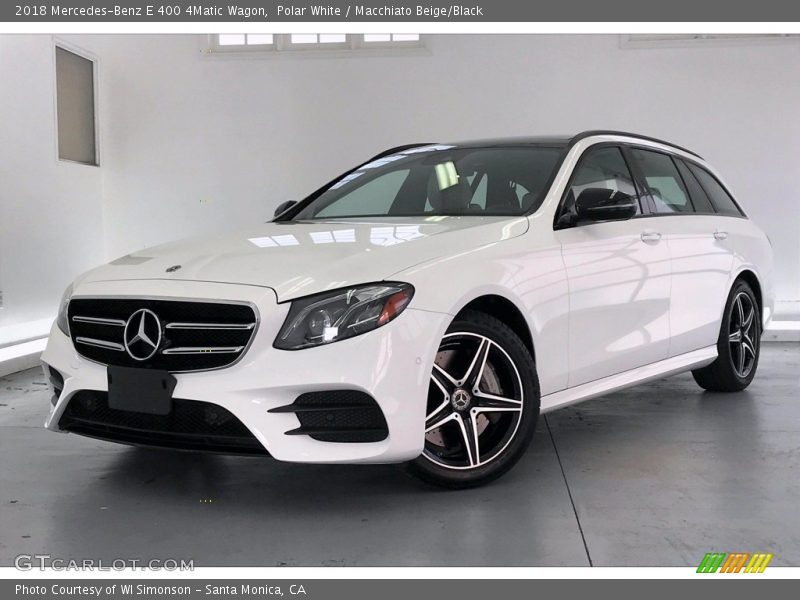 Polar White / Macchiato Beige/Black 2018 Mercedes-Benz E 400 4Matic Wagon