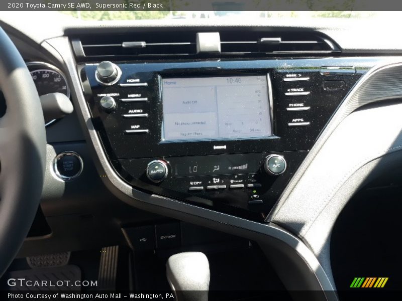 Supersonic Red / Black 2020 Toyota Camry SE AWD