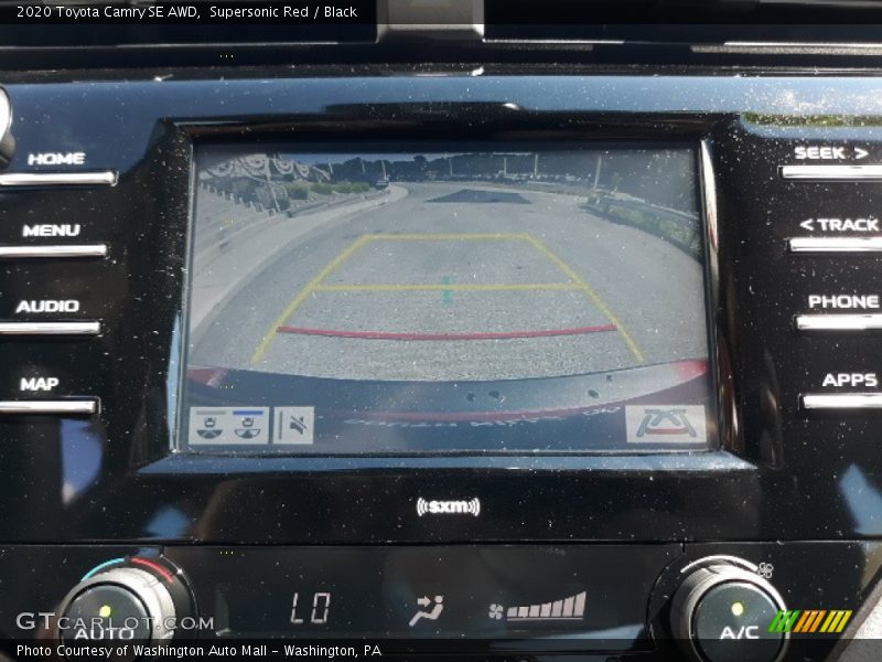 Supersonic Red / Black 2020 Toyota Camry SE AWD