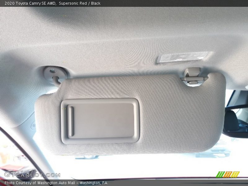 Supersonic Red / Black 2020 Toyota Camry SE AWD