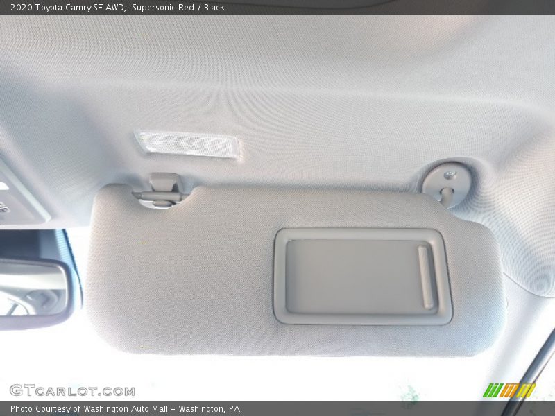 Supersonic Red / Black 2020 Toyota Camry SE AWD