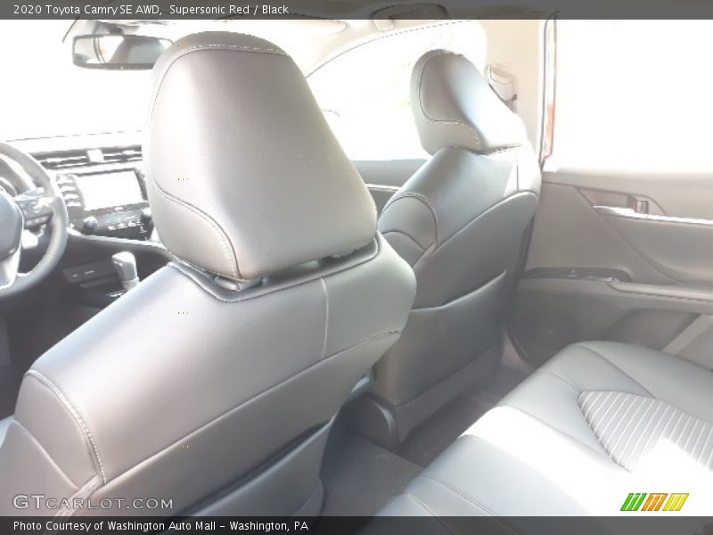 Supersonic Red / Black 2020 Toyota Camry SE AWD