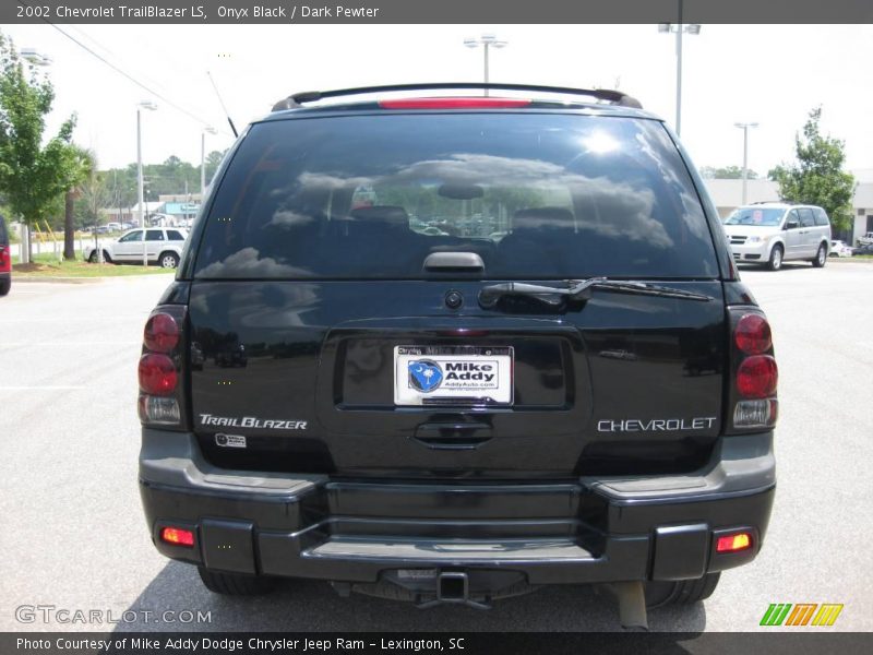 Onyx Black / Dark Pewter 2002 Chevrolet TrailBlazer LS