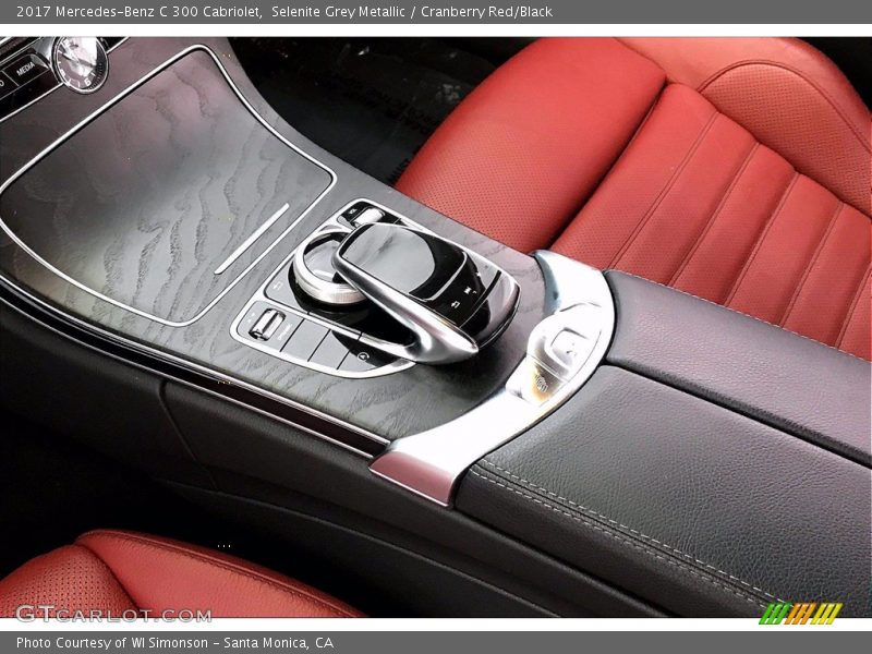 Selenite Grey Metallic / Cranberry Red/Black 2017 Mercedes-Benz C 300 Cabriolet