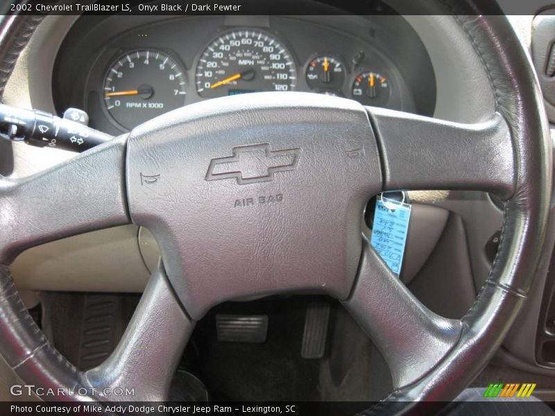 Onyx Black / Dark Pewter 2002 Chevrolet TrailBlazer LS