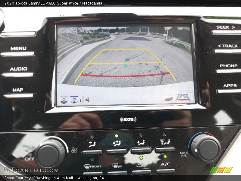 Super White / Macadamia 2020 Toyota Camry LE AWD