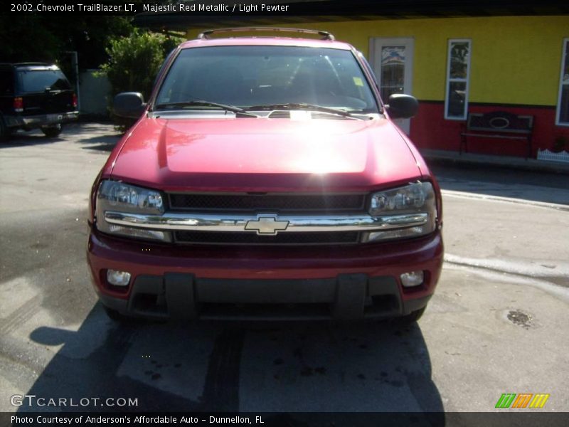 Majestic Red Metallic / Light Pewter 2002 Chevrolet TrailBlazer LT