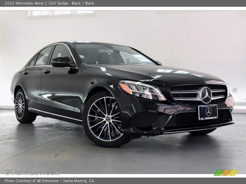 Black / Black 2020 Mercedes-Benz C 300 Sedan