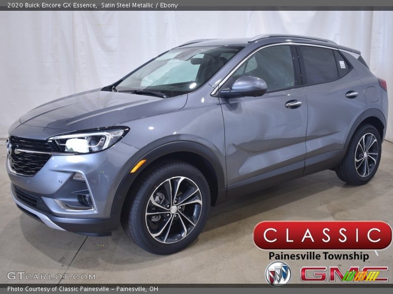 Satin Steel Metallic / Ebony 2020 Buick Encore GX Essence